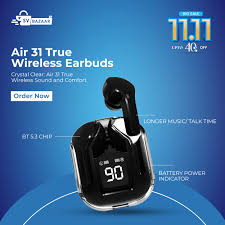 Air 31 Transparent TWS Earbuds
